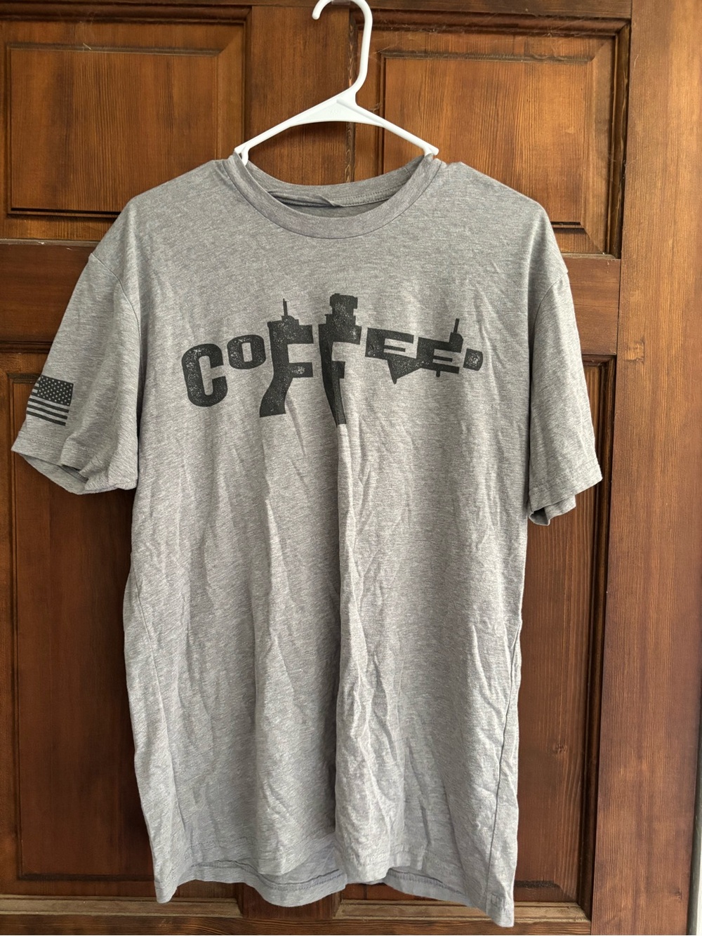 Black Rifle Coffee Company Gray 'Coffee' Graphic Short Sleeve Tee